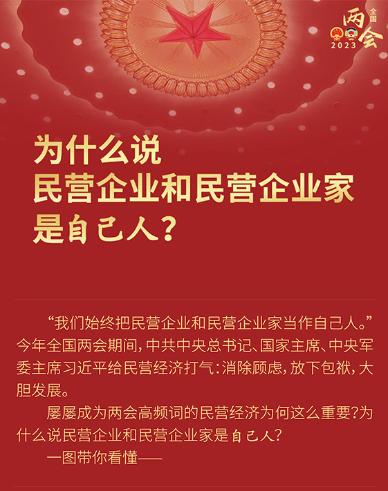 为什么说民营企业和民营企业家是自己人？