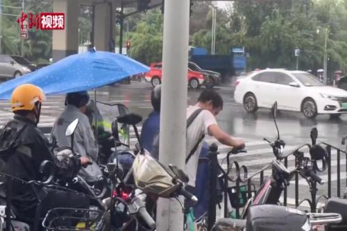 受台风“梅花”影响 上海将现强降雨