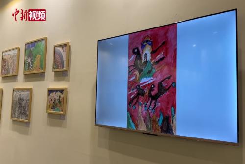 上合组织国家儿童画展开展